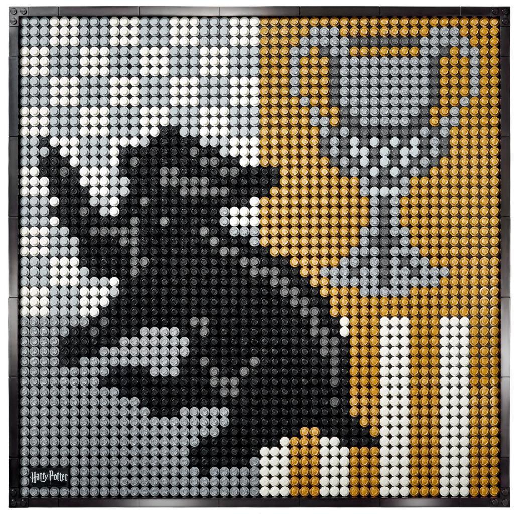 Конструктор LEGO Art Гарри Поттер и Гербы Хогвартса 4249 деталей 31201, фото №4