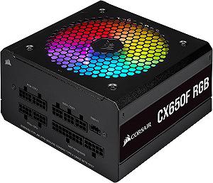 Блок живлення Corsair CX Series CX650F RGB 650W 80 Plus Bronze Black  - Фото 1