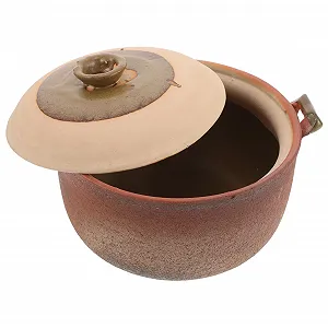 Горщик для приготування Sosoport Глиняний Теракотовий з ручкою - Фото 1
