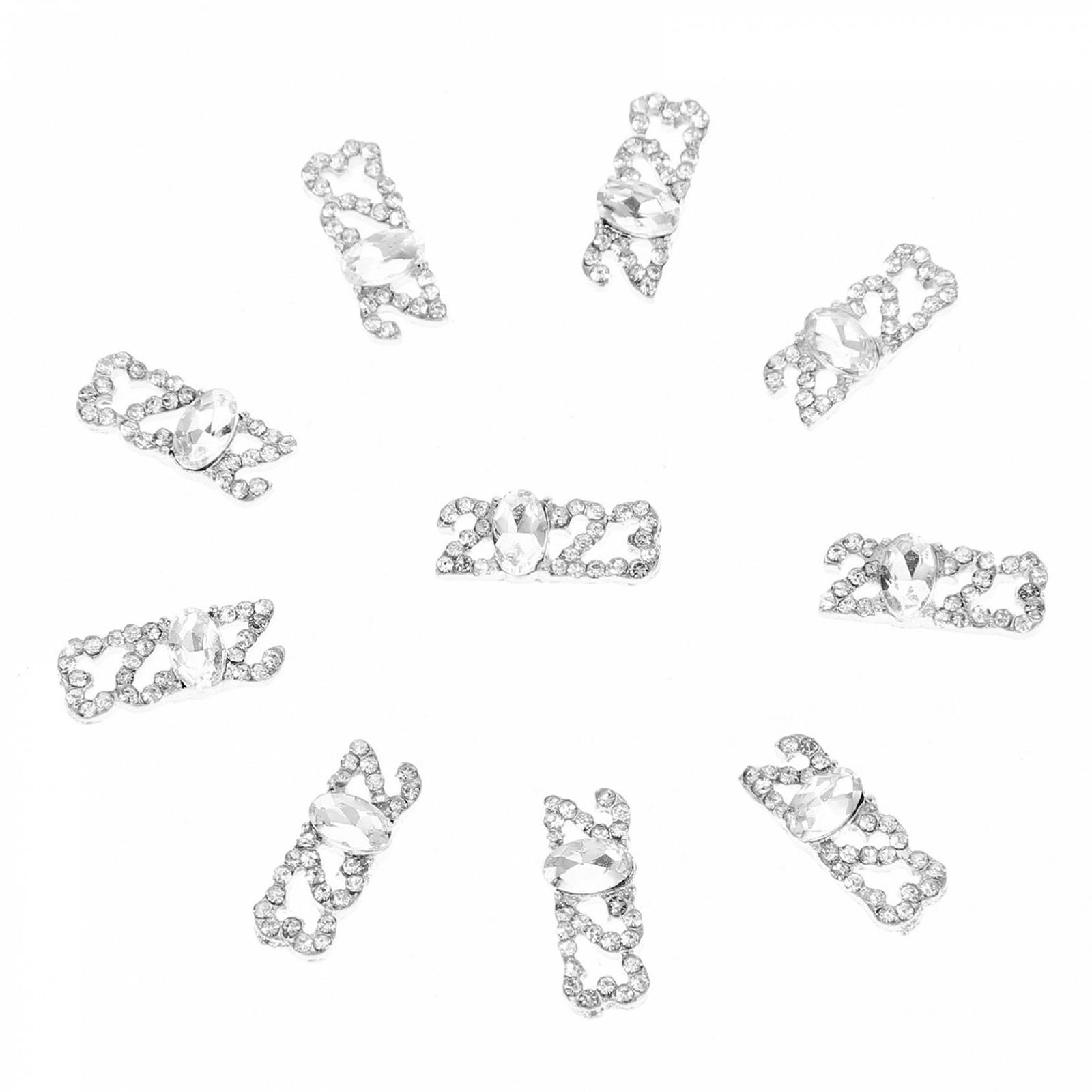 Украшения для ногтей Healvian 30 шт., набор украшений для ногтей для свадеб, дней рождений и прочего. Легкие, стильные и простые в использовании дома и в маникюрных салонах, фото №1