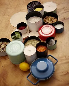 Кастрюля эмалированная Oberstdorf Gin 015 042 20 см 1,25 л темно-фиолетовая (импорт из Японии, упаковка и инструкция на японском языке) synthetic.ua - Фото 1