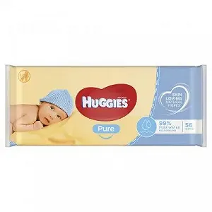 Влажные салфетки Huggies Pure 56 шт 5029053550039 - Фото 1