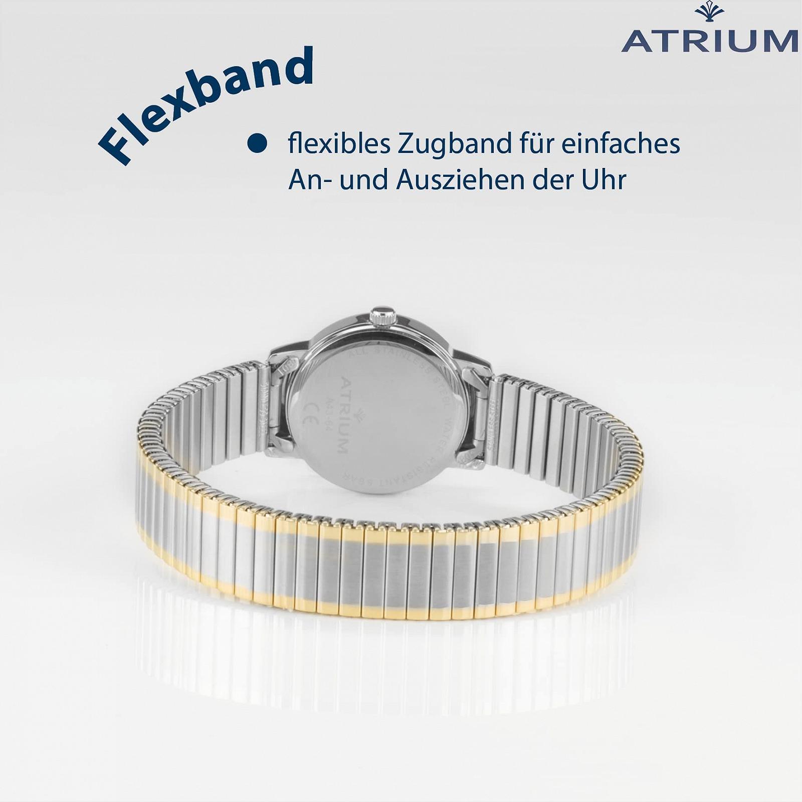 Женские часы Atrium A43-64, нержавеющая сталь, аналоговые, кварцевые, с гибким браслетом из нержавеющей стали, двухцветный серебристо-золотой, разноцветный, браслет, фото №4 Женские часы Atrium A43-64, нержавеющая сталь, аналоговые, кварцевые, с гибким браслетом из нержавеющей стали, двухцветный серебристо-золотой, разноцветный, браслет, фото №4