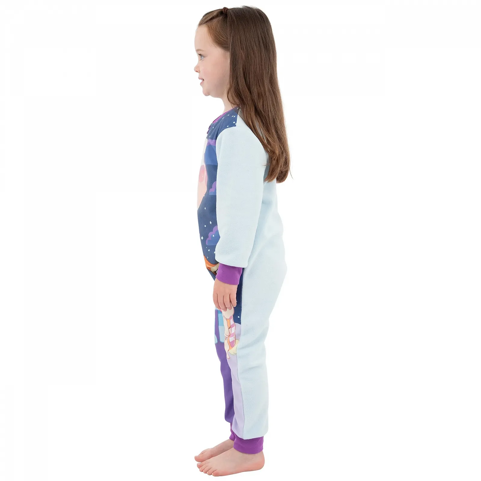 Піжама BlueY Блакитний Фіолетовий One Size Мультяшні Штани Дитячі Унісекс Блуі та Бінго, фото №5 Піжама BlueY Блакитний Фіолетовий One Size Мультяшні Штани Дитячі Унісекс Блуі та Бінго, фото №5