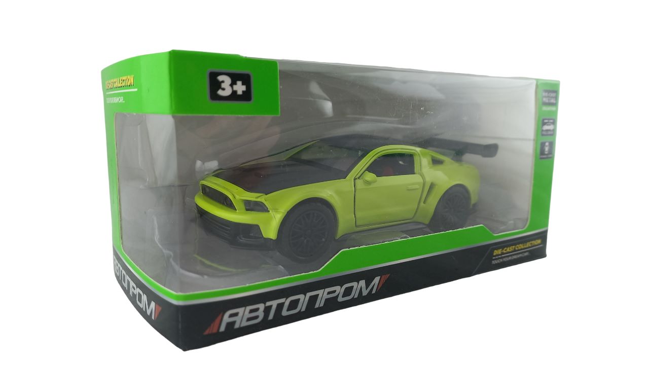 Игрушка металлическая машинка Автопром Салатовая 149622, фото №2
