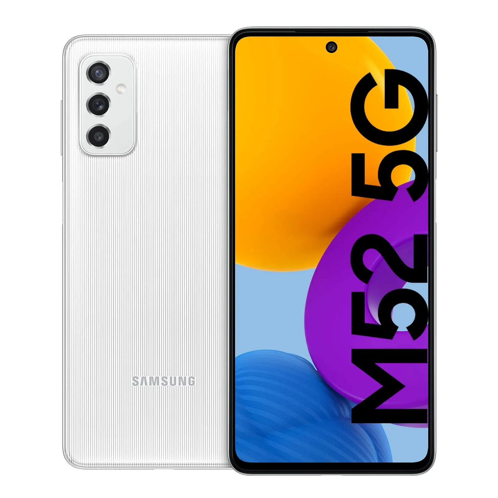 Смартфон Samsung Galaxy M52 5G 128GB Android White, фото №1