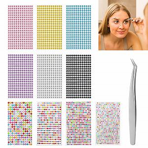 Стразы Самоклеящиеся Разные Размеры 3-4-5-6 мм - Фото 1