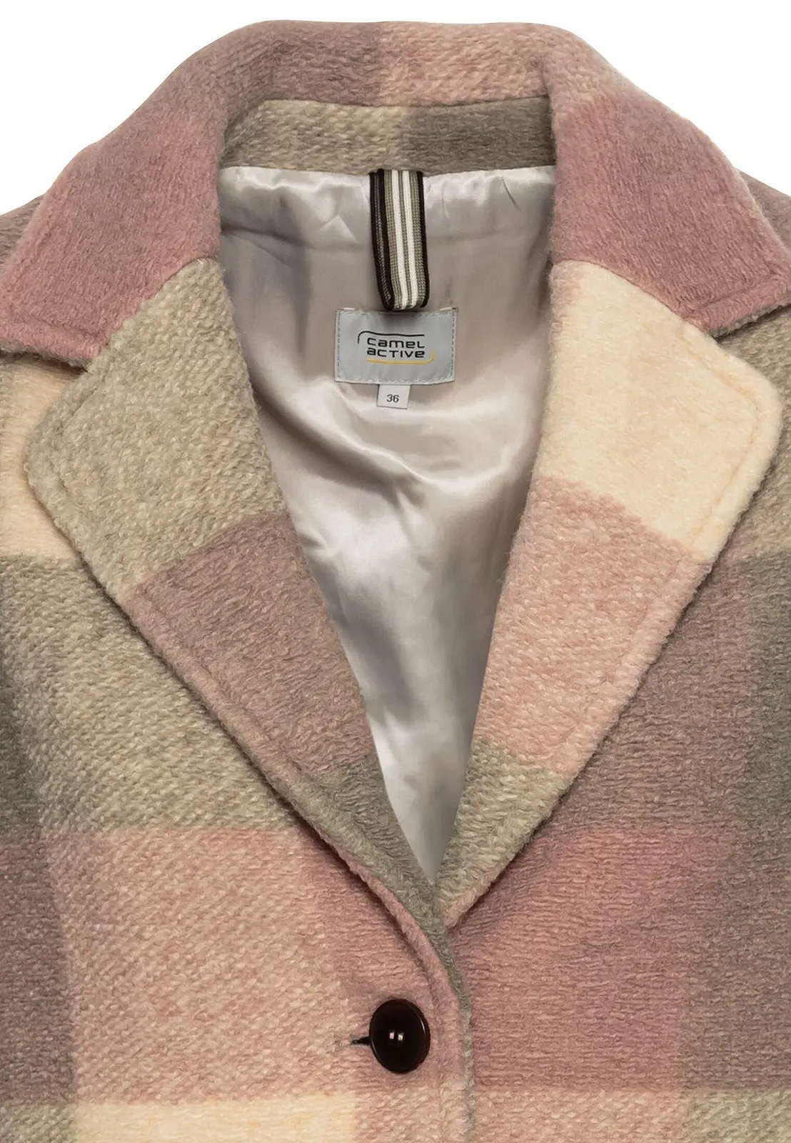 Вовняне пальто camel active з лацканами, фото №8 Вовняне пальто camel active з лацканами, фото №8