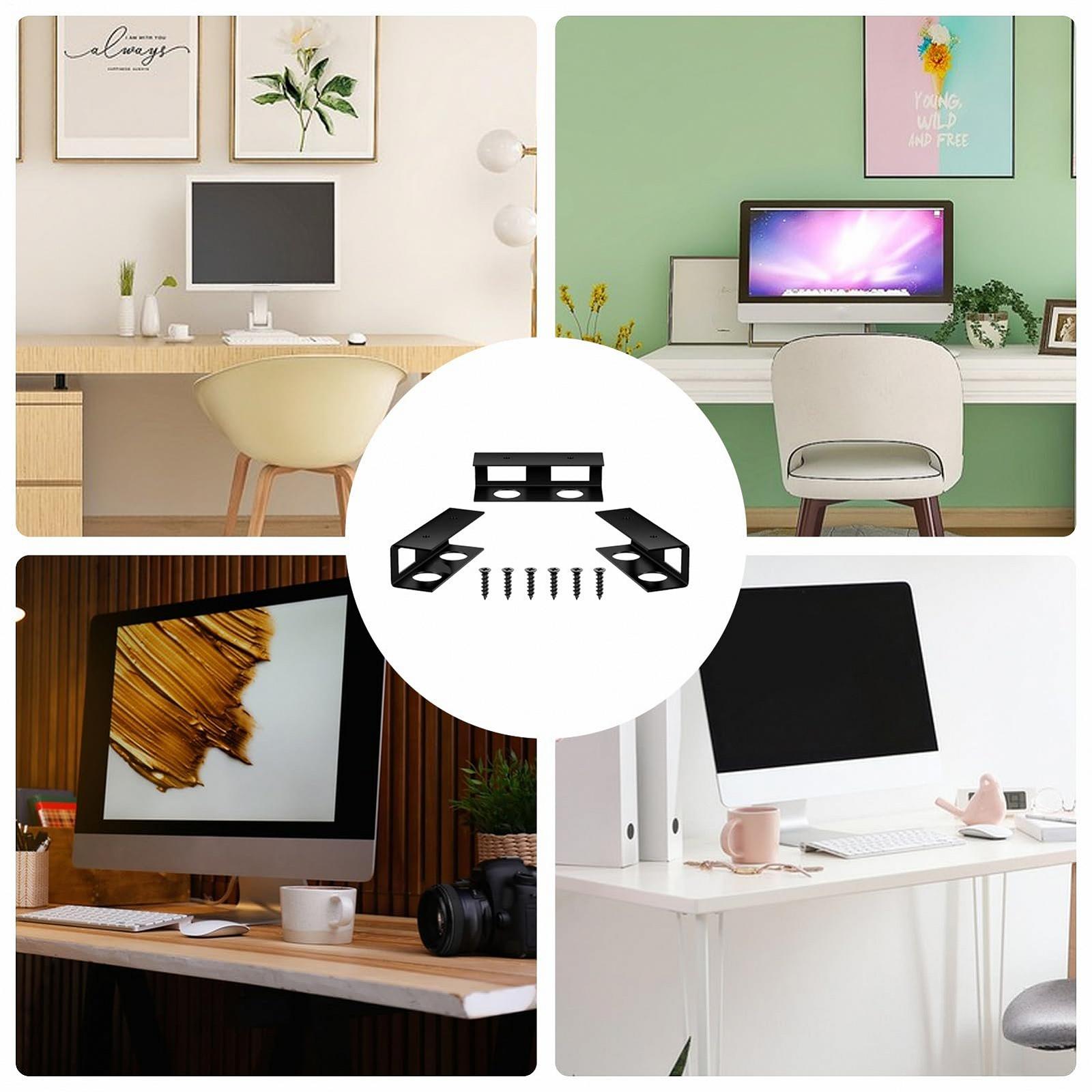 Держатель для ноутбука под стол Регулируемый кронштейн для ноутбука PC Mount Цвет неизвестен, фото №4