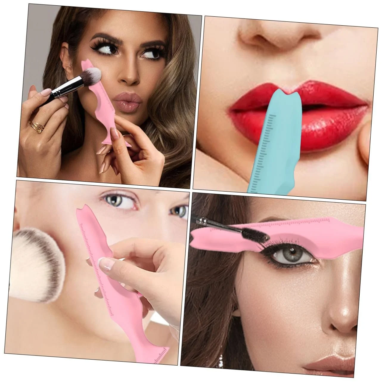 Трафарет POPETPOP Силиконовый для макияжа 5-в-1, фото №4 Трафарет POPETPOP Силиконовый для макияжа 5-в-1, фото №4