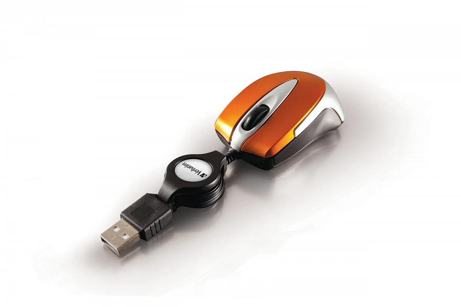 Миша USB Verbatim Go Mini Optical 1000DPI Помаранчева, фото №3 Миша USB Verbatim Go Mini Optical 1000DPI Помаранчева, фото №3