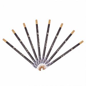 Купити Набір POPETPOP Miss Wood 8 шт Водостійкий олівець для брів чорний кавовий матовий - Фото 1 Набір POPETPOP Miss Wood 8 шт Водостійкий олівець для брів чорний кавовий матовий - Фото 1