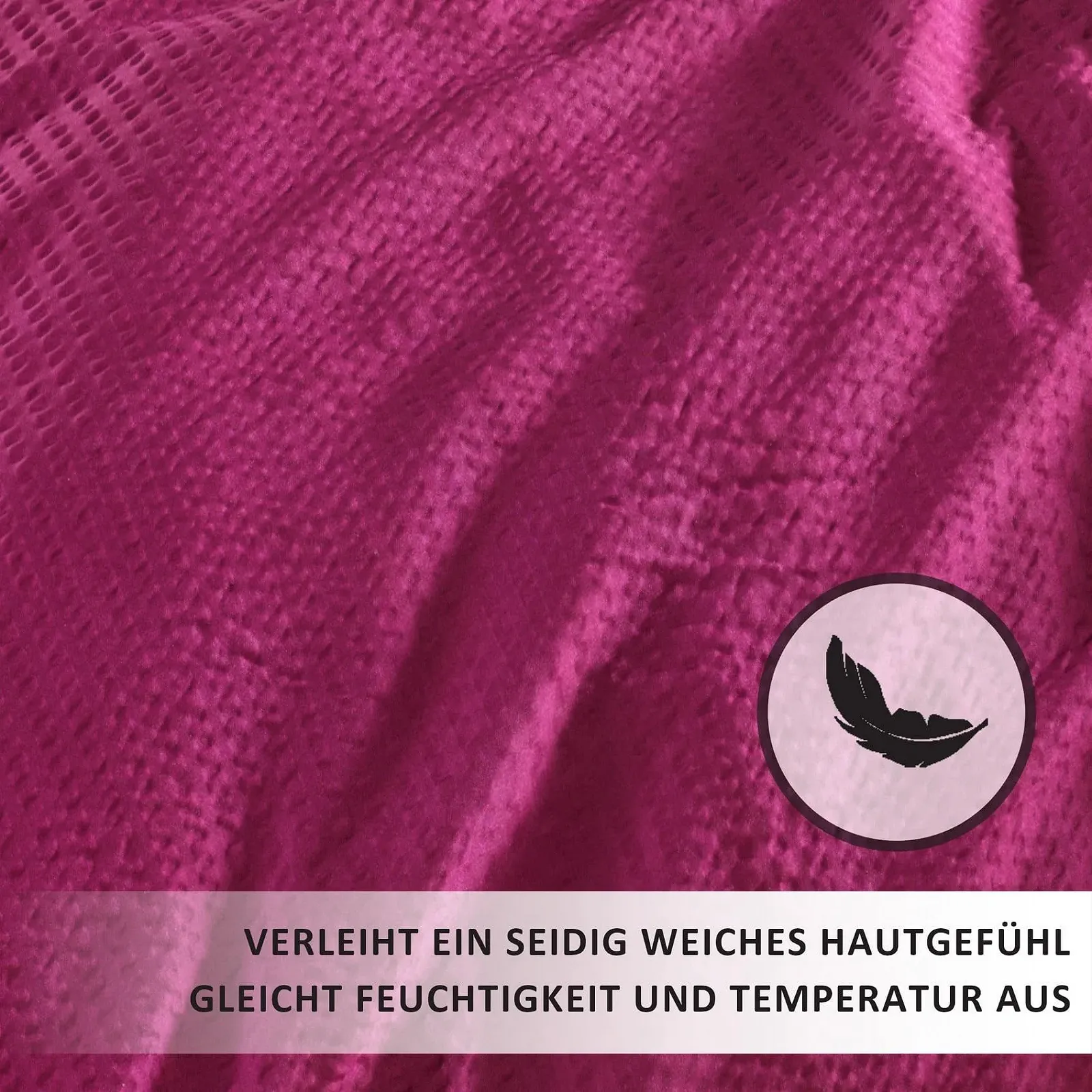 Комплект постільної білизни Kuscheli Dreamhome Fine Seersucker 4 предмети 2 x 135 x 200 см + 2 x 80 x 80 см Вишнево-червоний / Сірий, фото №4