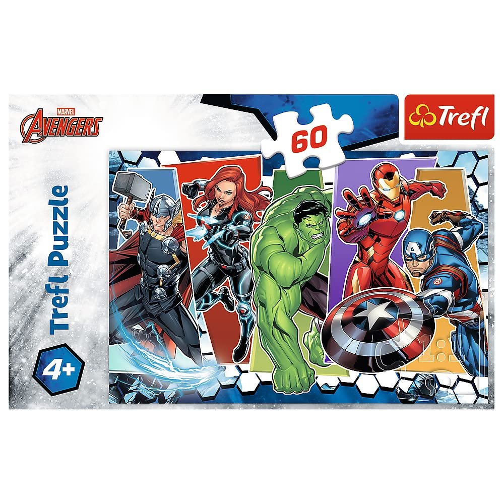 Пазл Trefl Marvel Avengers 60 деталей, фото №3