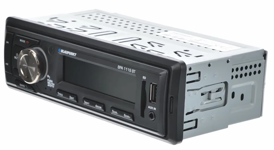 Автомагнітола Blaupunkt BPA 1119 BT / Bluetooth / AUX / USB / 1DIN / Black, фото №2
