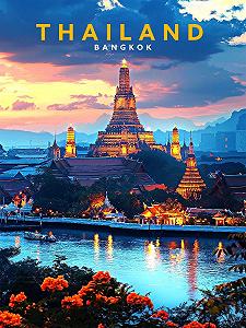 Пазлы CALVENDO Bangkok 1000 элементов 48 x 64 см synthetic.ua - Фото 1