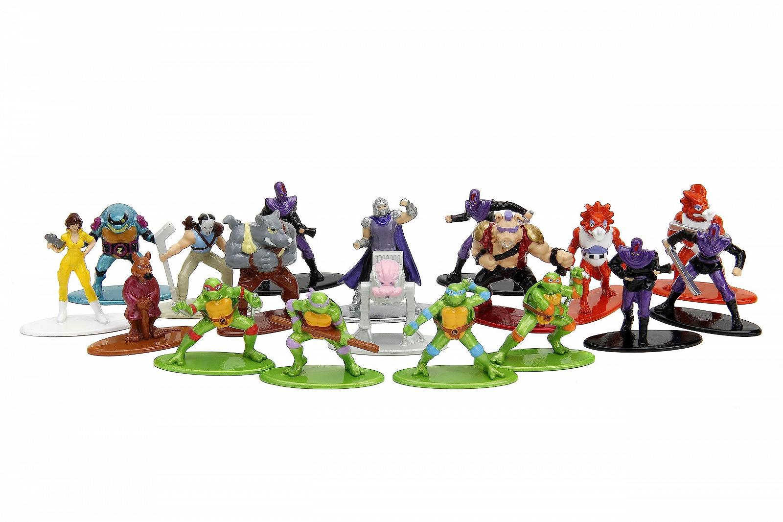 Игровые фигурки Jada Toys Teenage Mutant Ninja Turtles Серия 1, 18 штук, 4.2 см, разноцветные, фото №2