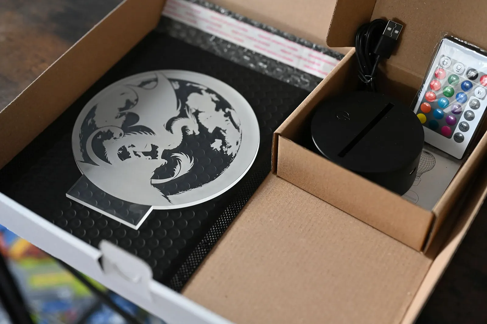 Настольная лампа Magic Dragon LED 000000004 Японское искусство, фото №8