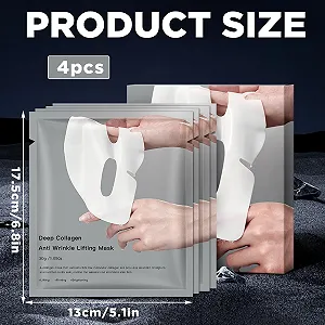 Маска для лица Organic Collagen Real Deep, ночная, против морщин, для увлажнения, очищения и отбеливания, жасминовая мазь от темных кругов, 100 мл synthetic.ua - Фото 1