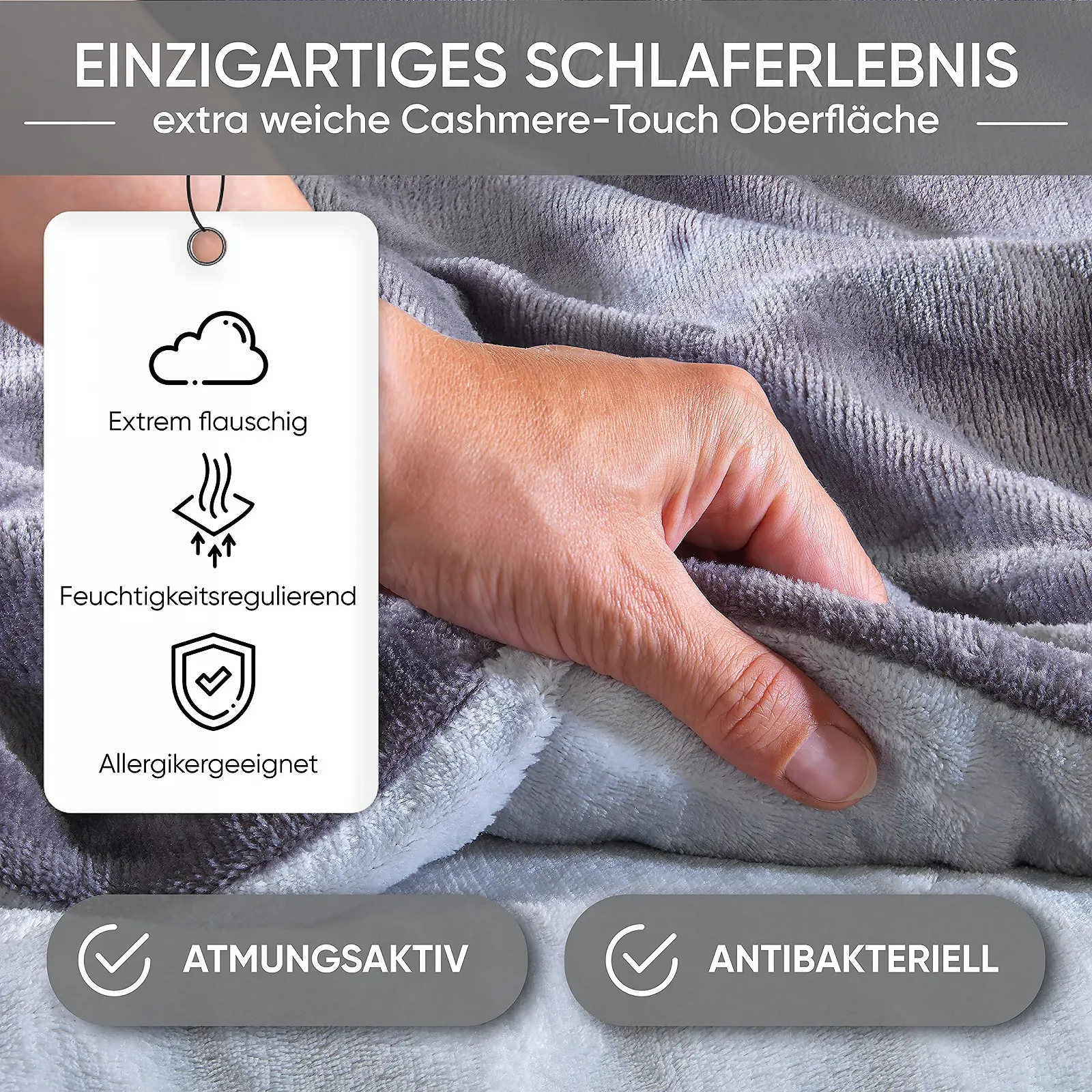 Постільна білизна Kuscheli, зимовий плюш, 135 x 200 см, двостороння, підодіяльник, наволочка, фото №2 Постільна білизна Kuscheli, зимовий плюш, 135 x 200 см, двостороння, підодіяльник, наволочка, фото №2