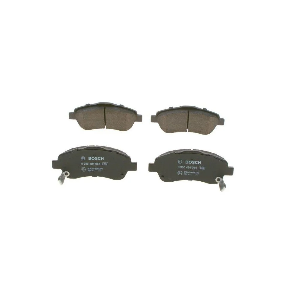 Комплект гальмівних колодок, дискове гальмо BOSCH 0 986 494 054 передній міст, фото №1 Комплект гальмівних колодок, дискове гальмо BOSCH 0 986 494 054 передній міст, фото №1