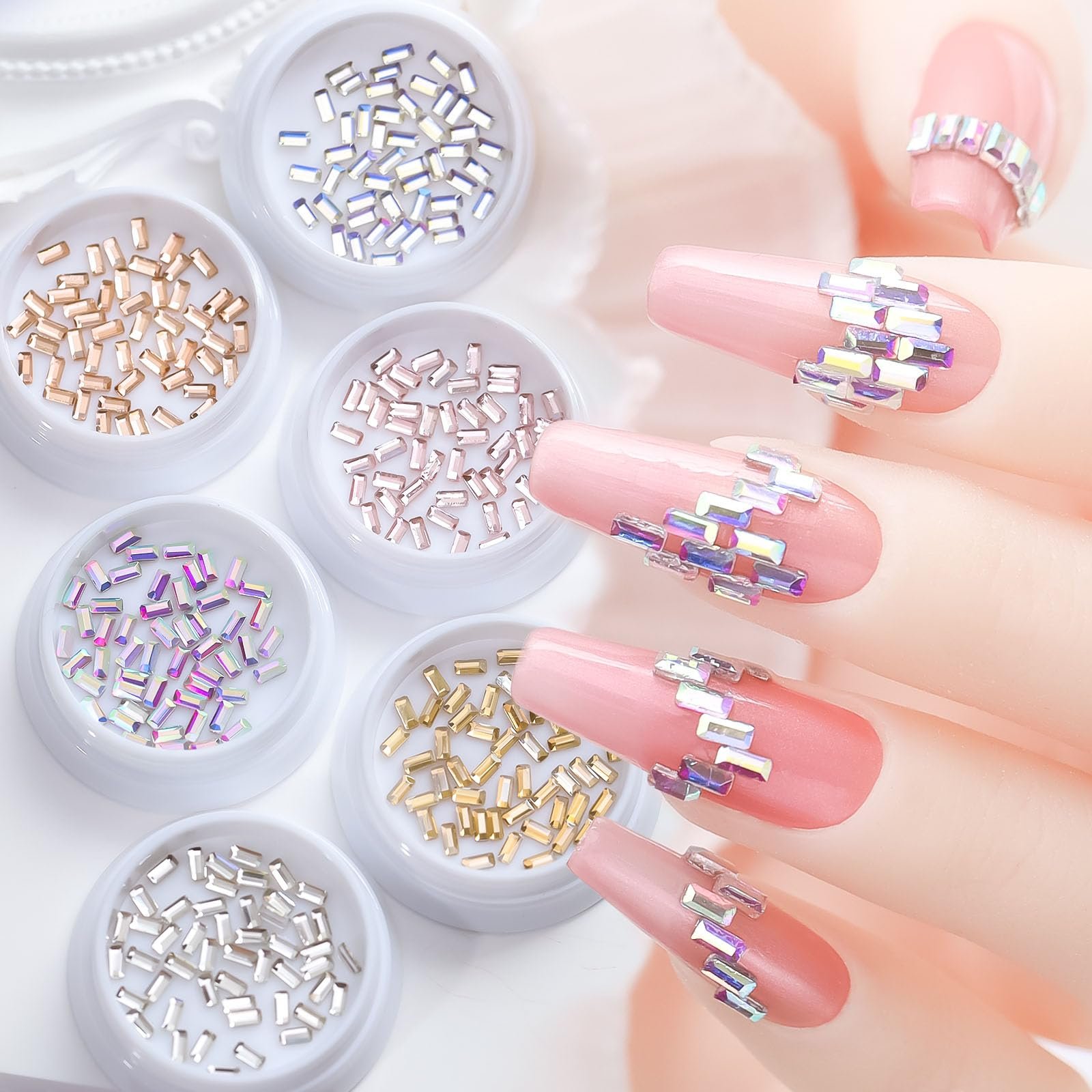 Стрази Прозорий Кристал Діамантовий Дизайн 50 шт., фото №6