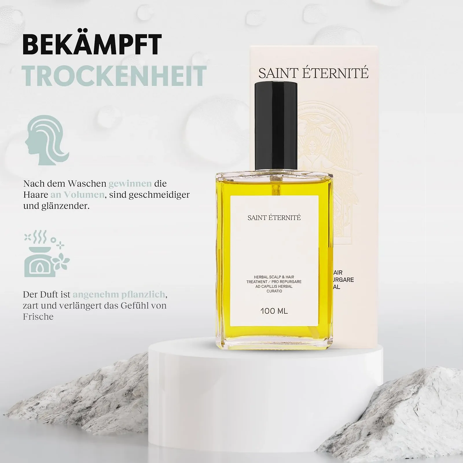 Лосьйон SAINT ETERNITE Натуральний Трав'яний 100 мл Прискорює Ріст Волосся, фото №8 Лосьйон SAINT ETERNITE Натуральний Трав'яний 100 мл Прискорює Ріст Волосся, фото №8