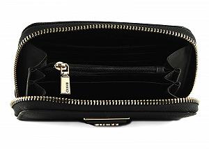 Гаманець GUESS Meridian SLG Medium Zip Around Black synthetic.ua - Фото 1