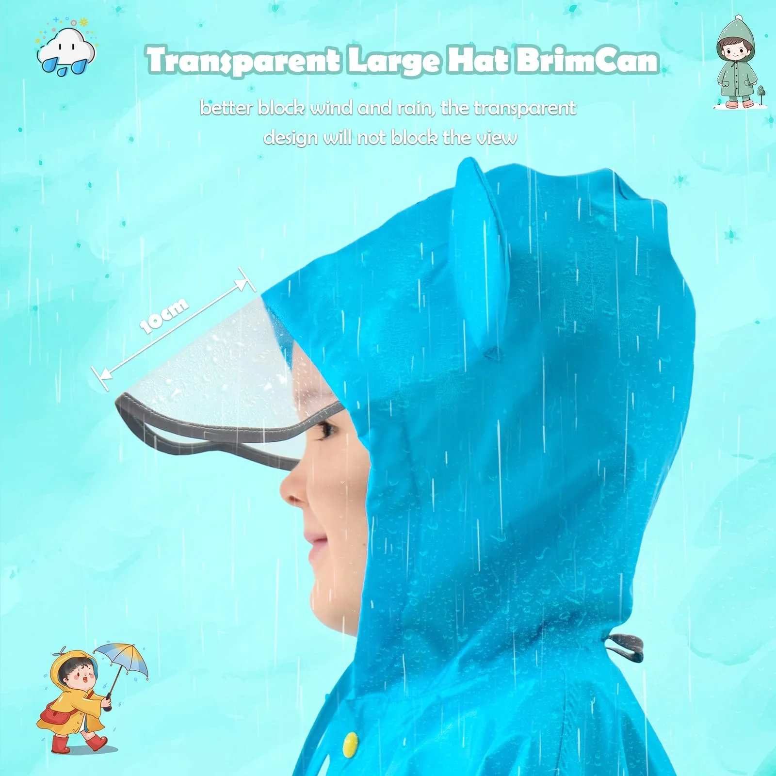 Дощовик JTENG Дитячий, фото №4