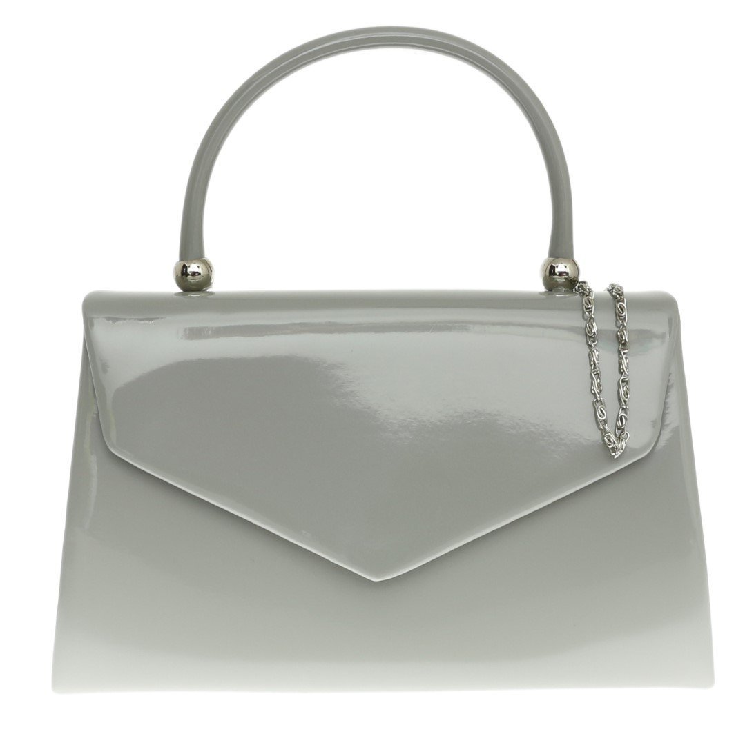 Клатч Girly Handbags лакований, жіночий, маленький жорсткий кейс, фото №1