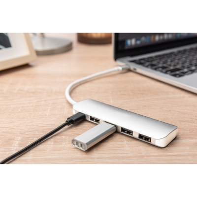 Концентратор Digitus USB Type-C 4xUSB 3.0 (DA-70242-1), фото №7 Концентратор Digitus USB Type-C 4xUSB 3.0 (DA-70242-1), фото №7