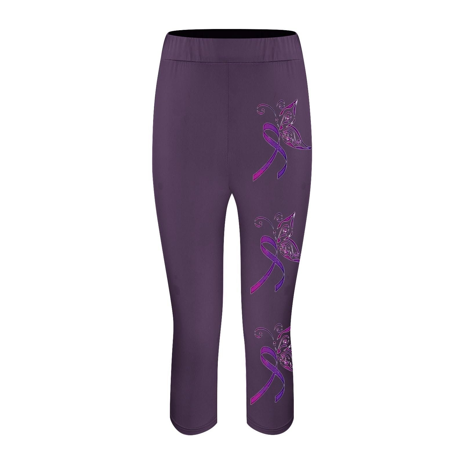 Капрі Легінси Slim Fit Тренувальні Повсякденні Модні Жіночі Для Щоденного Використання Квітковий Принт Висока Талія Еластичні Легінси, фото №2