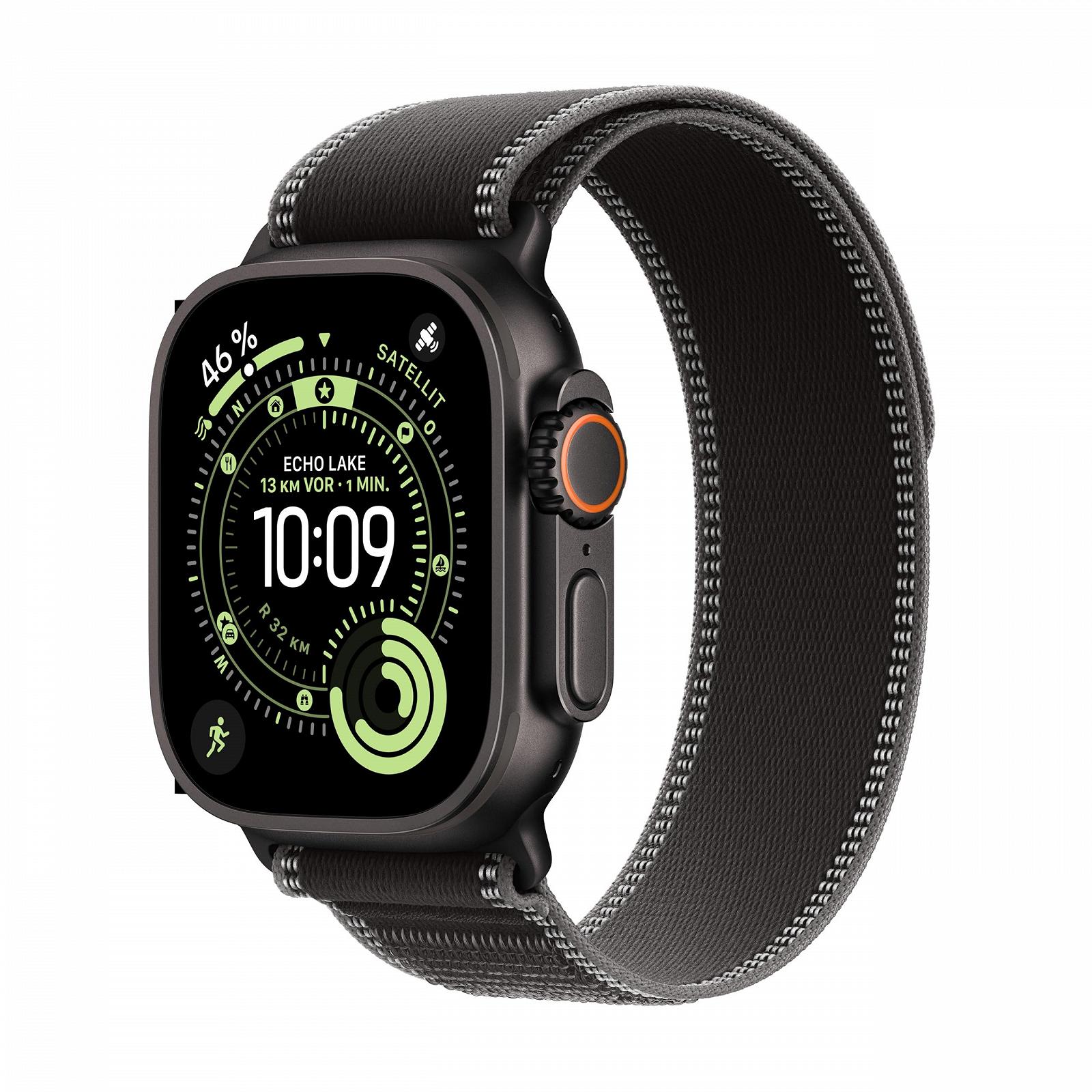 Смарт-часы Apple Watch Ultra 3 GPS + Cellular 49 мм Титан Черный/Темно-серый, фото №1