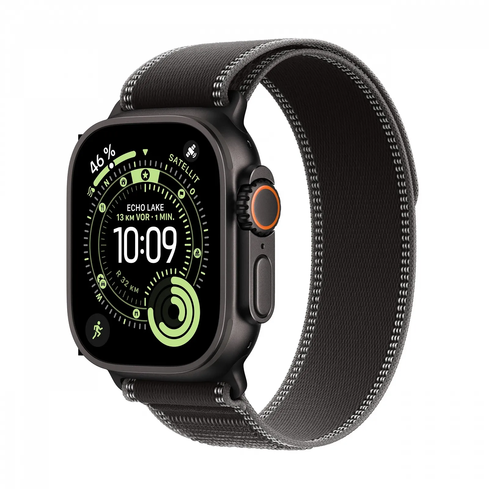 Смарт-годинник Apple Watch Ultra 3 GPS + Cellular 49 мм Титан Чорний/Темно-сірий, фото №1