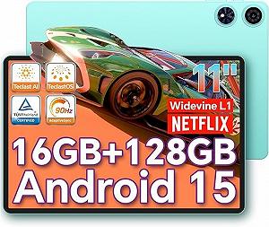 Планшет 11" TECLAST P50AI 6+10/128Gb 8 ядер Android 15 7000 mAh Блакитний - Фото 1