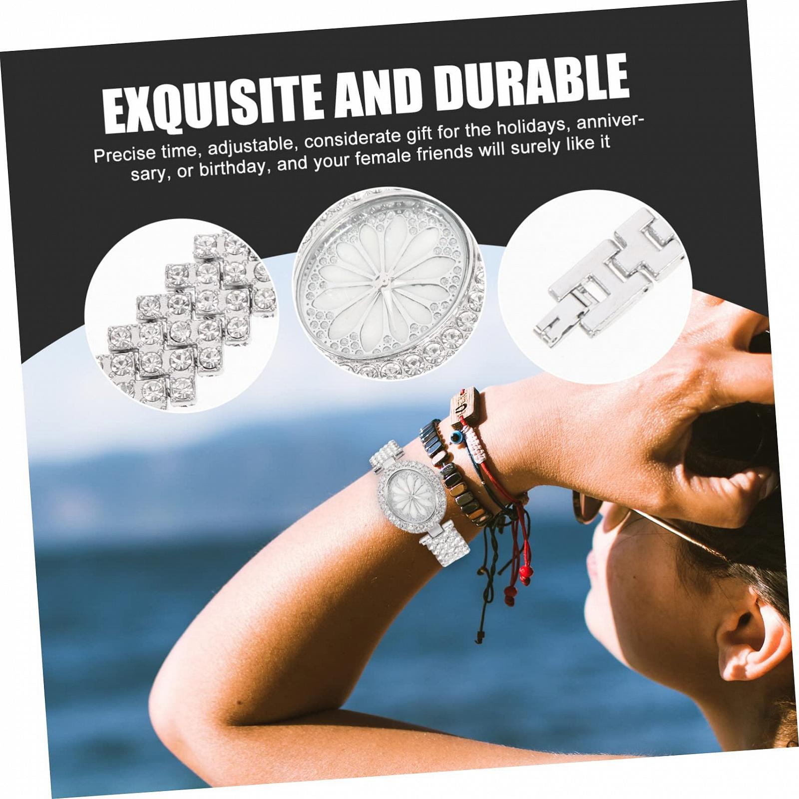 Жіночий наручний годинник VALICLUD Кварц Рожеве золото, фото №7