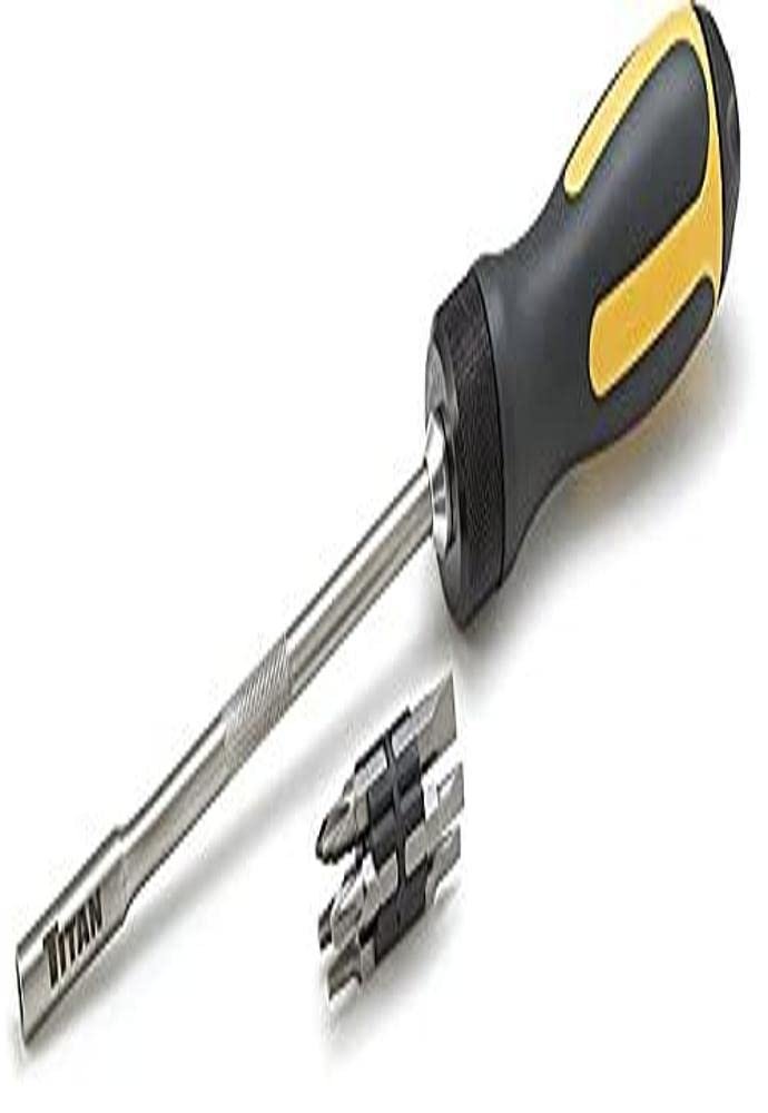 Отвертка с трещоткой Titan Tools 12220 12 дюймов с высоким крутящим моментом многоцветная, фото №1 Отвертка с трещоткой Titan Tools 12220 12 дюймов с высоким крутящим моментом многоцветная, фото №1