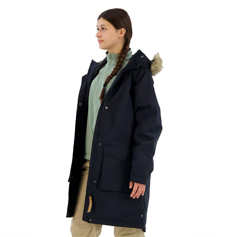 Парка жіноча FJÄLLRÄVEN Nuuk Lite olive, фото №5