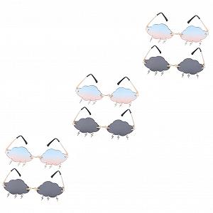 Набір сонцезахисних окулярів жіночих PACKOVE, 3 шт, без оправи - Фото 1