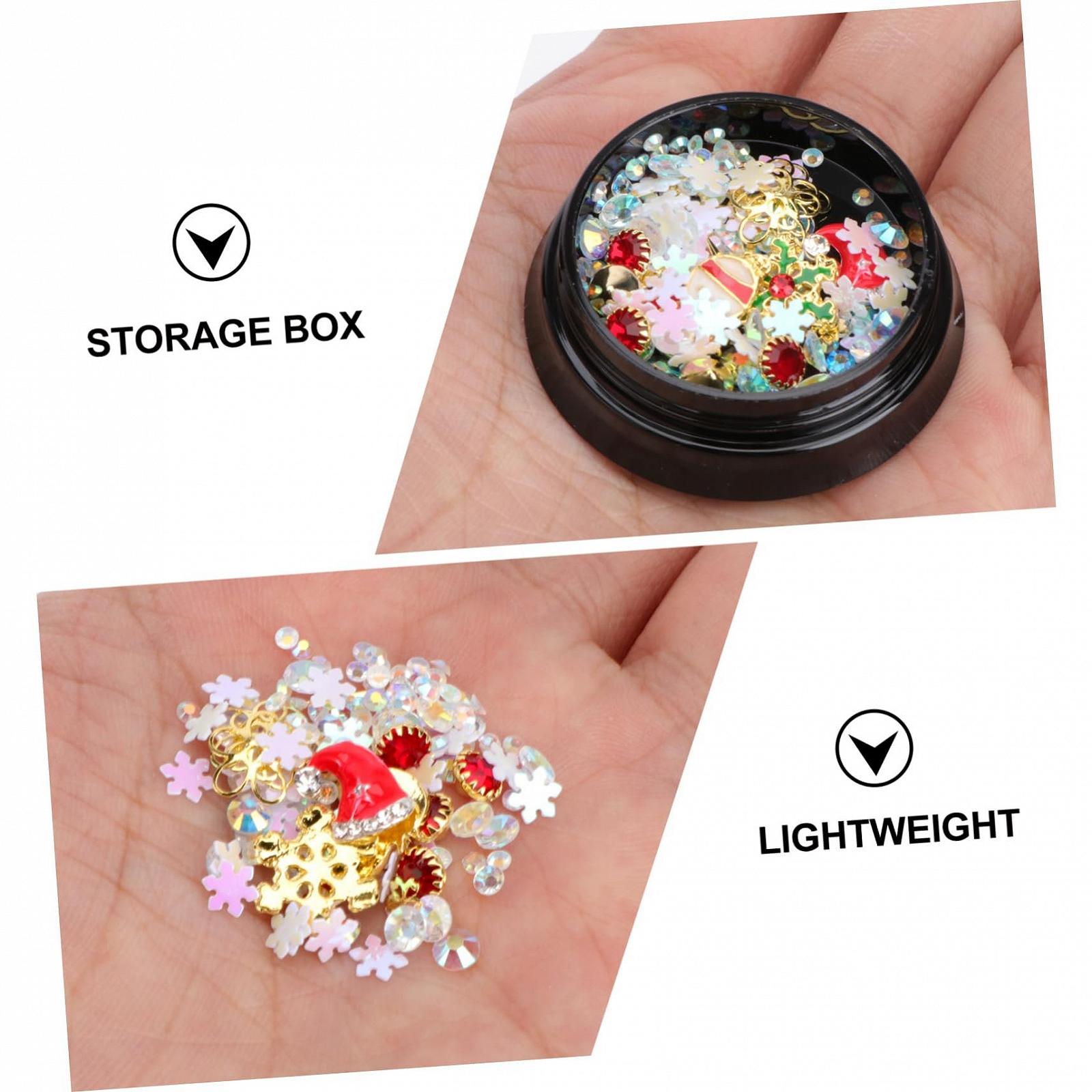 Housoutil. Різдвяні прикраси для манікюру, аксесуари та набір, фото №7