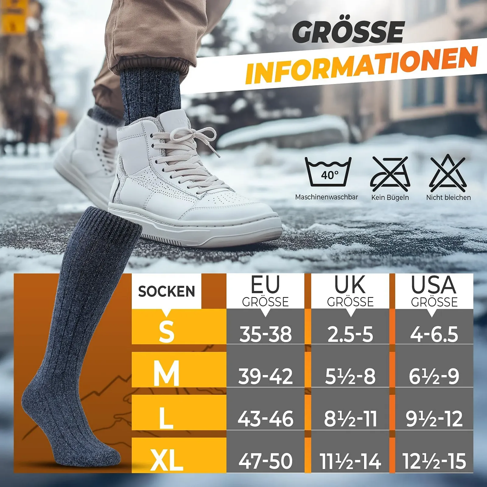 Шкарпетки до коліна Norweger для чоловіків та жінок, фото №4