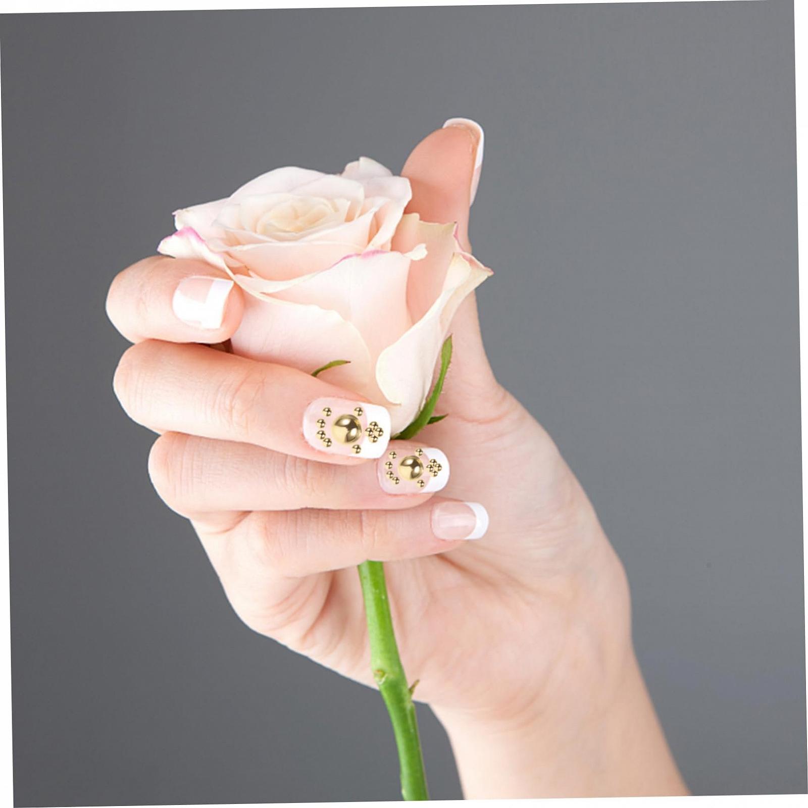 Напівперлини для нігтів Healeved, 1000 шт, різнокольорові, фото №9