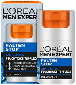 Крем для обличчя L'Oréal Men Expert Wrinkle Stop зволожувальний антивіковий для чоловіків 50 мл - Фото 1