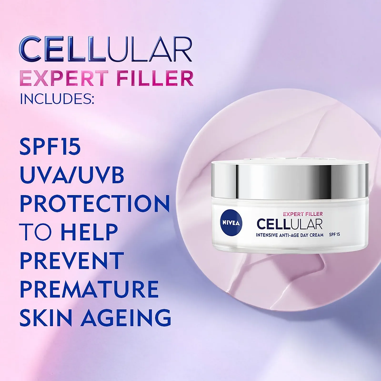 Денний крем Nivea Cellular Anti-Age SPF 15 50 мл, фото №5