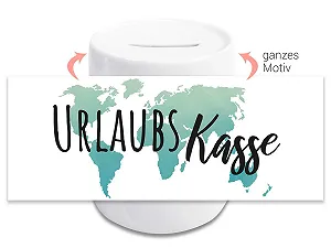 Скарбничка GRAZDesign Holiday Fund World Map керамічна synthetic.ua - Фото 1