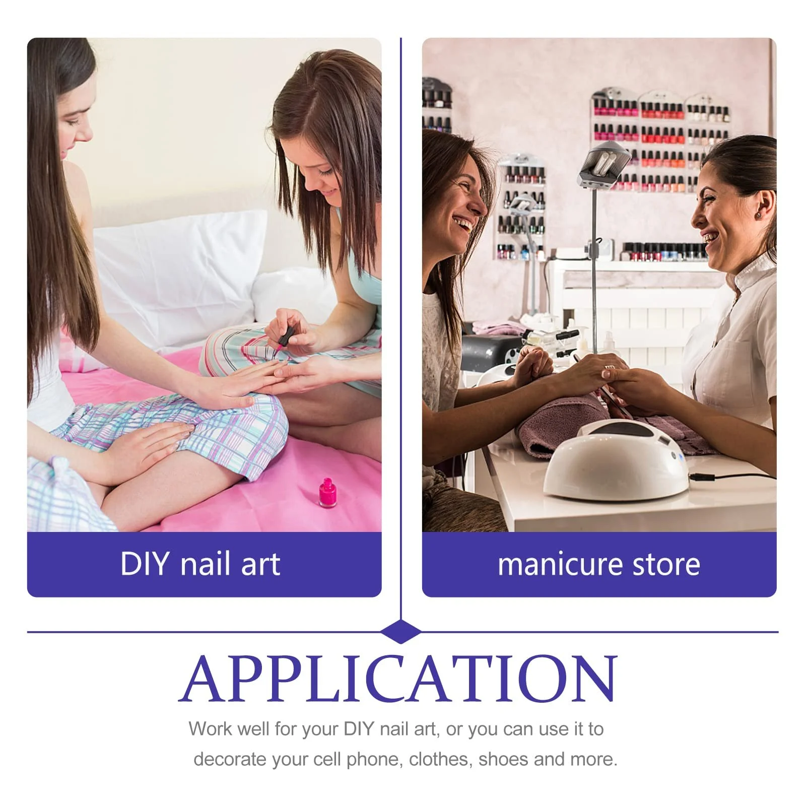 Украшения для ногтей Цветы-подвески 4шт, фото №2