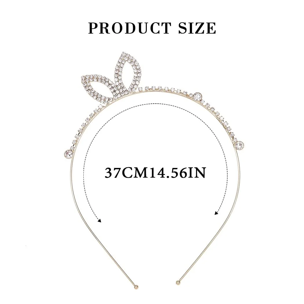 Обруч Reaky Хрустальный Ушки Кролика Золотой, фото №6 Обруч Reaky Хрустальный Ушки Кролика Золотой, фото №6