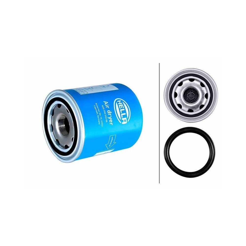 Патрон осушителя воздуха, пневмосистема HELLA 8ZD 358 334-091 MAN, фото №1