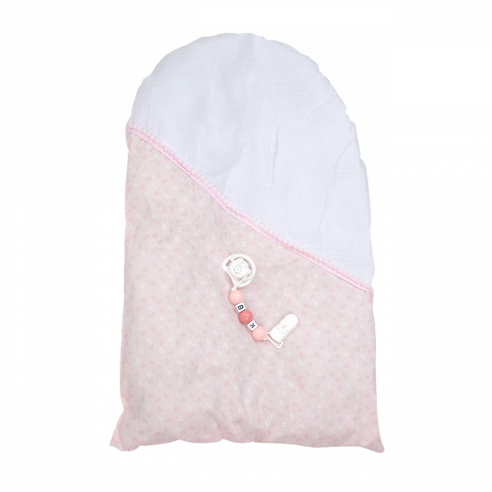 Кукла ARIAS Reborn Alba 40 см с белой подушкой розовый, фото №4