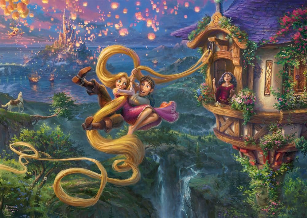 Пазл Schmidt Spiele Thomas Kinkade Disney Rapunzel Tangled up in Love 58034 1000 элементов, фото №1 Пазл Schmidt Spiele Thomas Kinkade Disney Rapunzel Tangled up in Love 58034 1000 элементов, фото №1